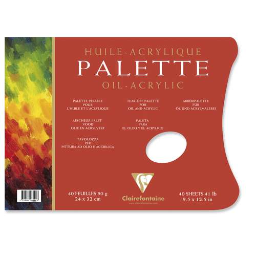 Clairefontaine Tear-Off Oil & Acrylic Palettes 
