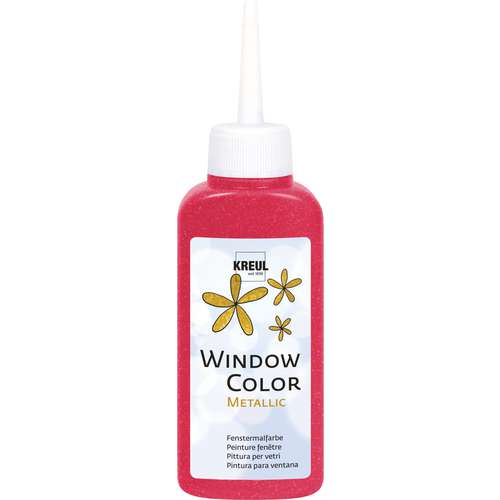 KREUL | WINDOW COLOR Metallic paints — 80 ml bottles 