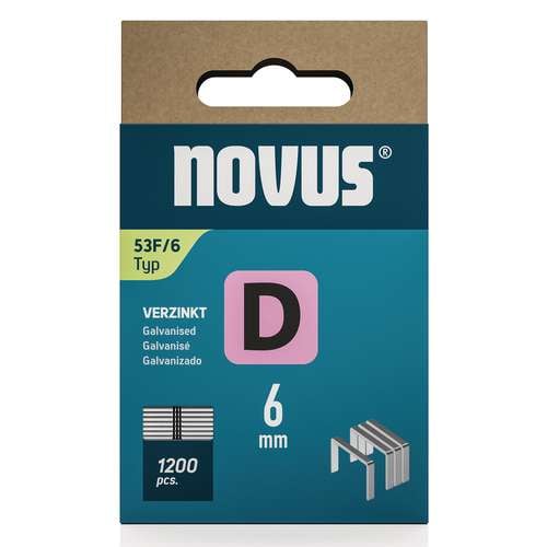 novus® | Flat Wire Staples — type 53F/6 