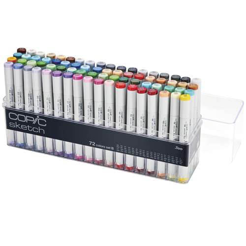 COPIC® | sketch marker set B — 72 markers 