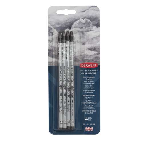 DERWENT | WATERSOLUBLE GRAPHITONE pencils  — pack of 4 