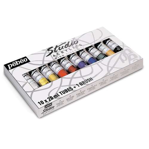 pébéo | Studio Acrylic Paint Sets — 20 ml tubes 