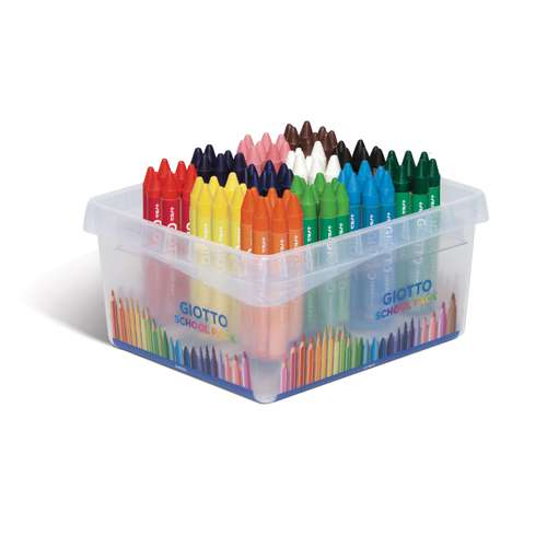 Giotto Cera Maxi Wax Crayon School Set 