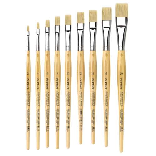 da Vinci | JUNIOR SYNTHETICS BRISTLE Flat brushes — series 329 