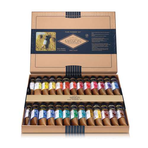 MIJELLO | MISSION Gold Watercolour box - 26 tubes 