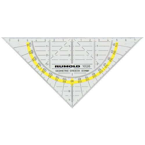 RUMOLD | Protractor Triangle — 16 cm 