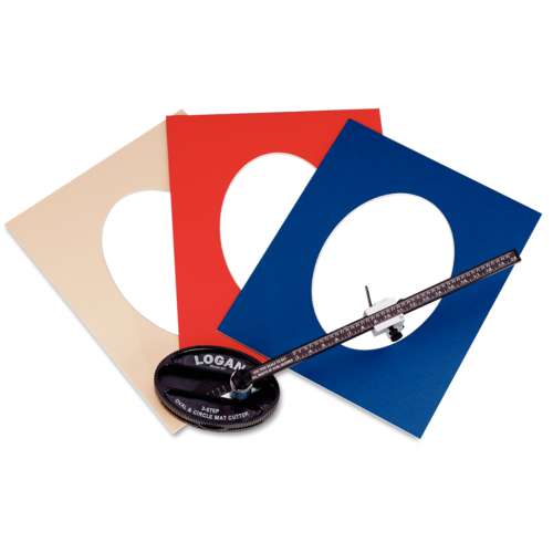 LOGAN® | 201 3-Step Mount Cutter — oval & circular cuts 