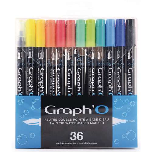 Graph'O Twin Tip Marker Sets 