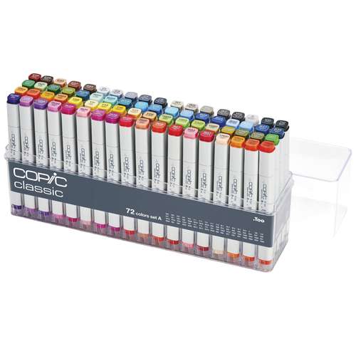 COPIC® | classic marker set A — 72 markers 