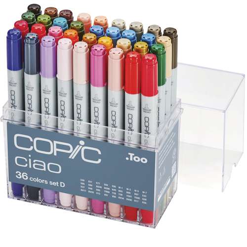 COPIC® | ciao marker set D — 36 markers 