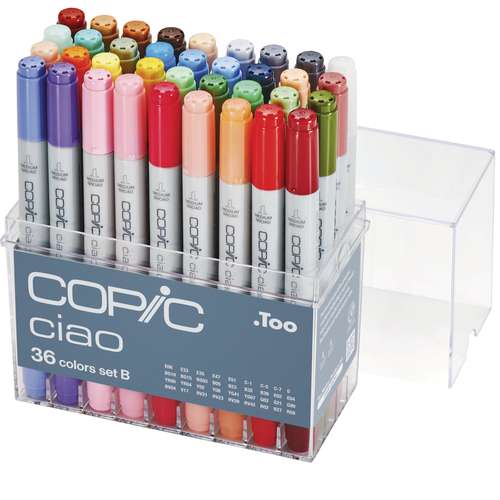 COPIC® | ciao marker set B — 36 markers 