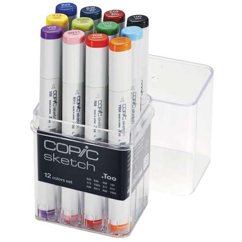 COPIC® | sketch marker set B — 12 markers 