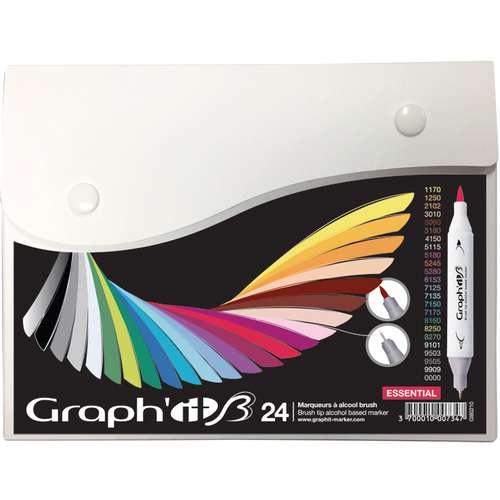 Graph'It Marker 24 Pen Sets 