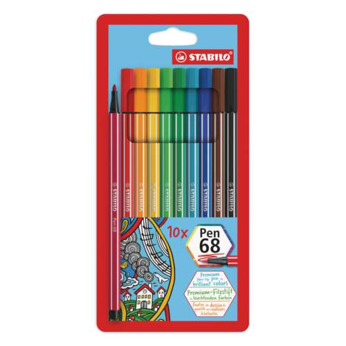 Stabilo Pen 68 Fibre Pen Sets, 50,000+ Art Supplies