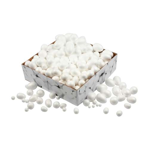 Styrofoam Balls & Styrofoam Eggs — Bulk Pack | 50,000+ Art Supplies ...