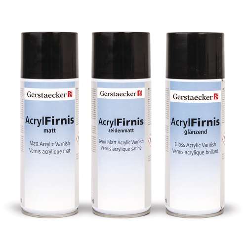 Gerstaecker | Acrylic Varnishes — 400 ml spray cans 