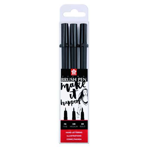 SAKURA | PIGMA BRUSH™ Pen Set — 3 pens 