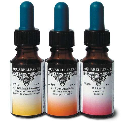 ROHRER & KLINGNER | Liquid Watercolour — 12 ml dropper bottles 