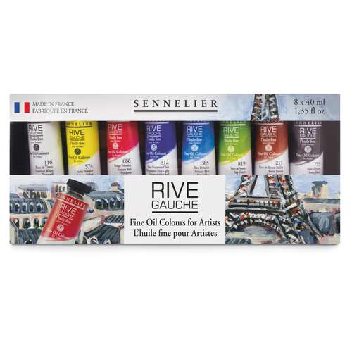 SENNELIER | Rive Gauche fine oil paint — set of 8 