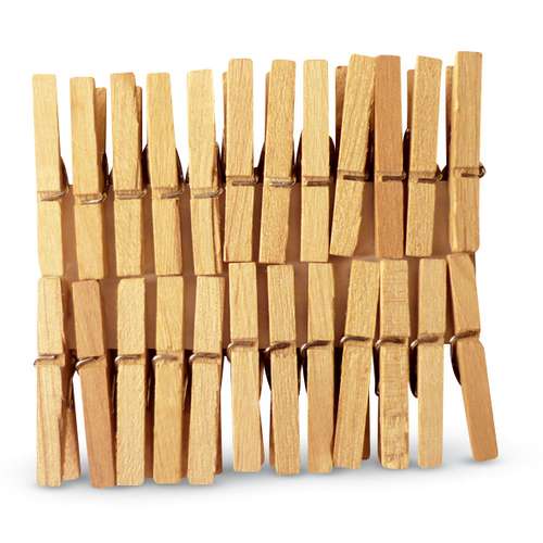 Wooden Clothes Pegs 