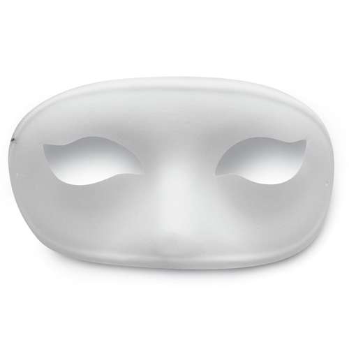 White Plastic Eye Mask 