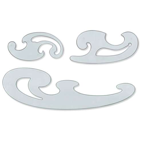 Minerva French Curves set of 3 