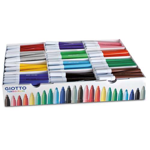 GIOTTO | TURBO MAXI Fibre Pen School set — 288 pens 