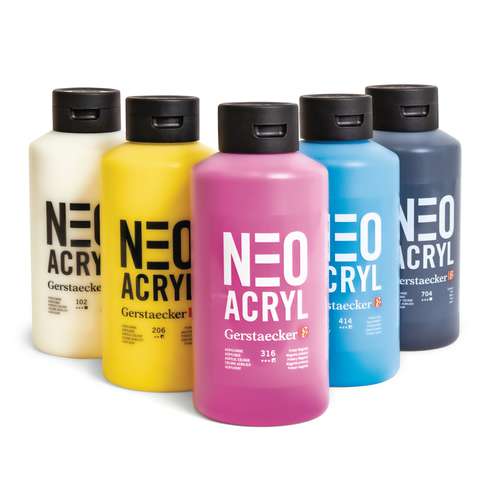 GERSTAECKER | Neo Acrylic Paint — 5 x 750 ml bottles 