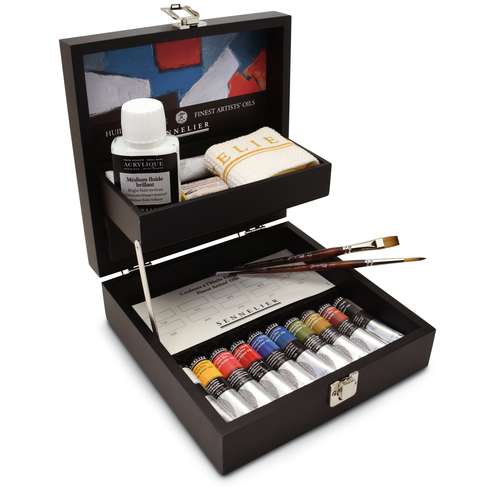 SENNELIER | FINEST ARTISTS OILS — wooden box set 