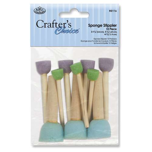 Royal & Langnickel® | CRAFTER'S CHOICE™ Sponge Stippler Sets — rounded 