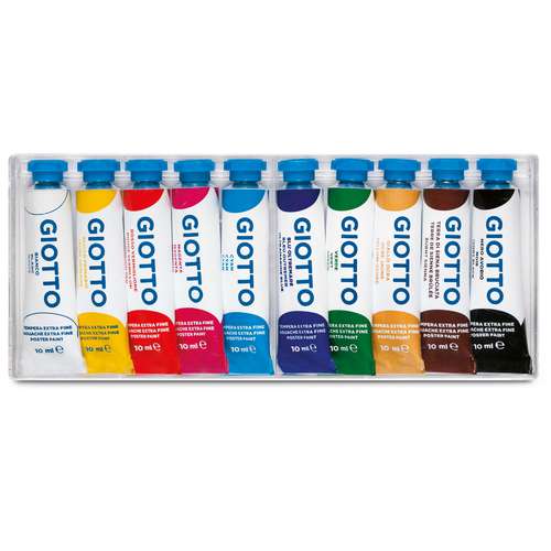 GIOTTO | Extra-Fine Gouache set — 10 x 10 ml tubes 