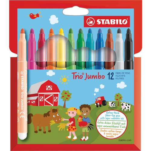 STABILO® | Trio Jumbo Set — 12 pens 