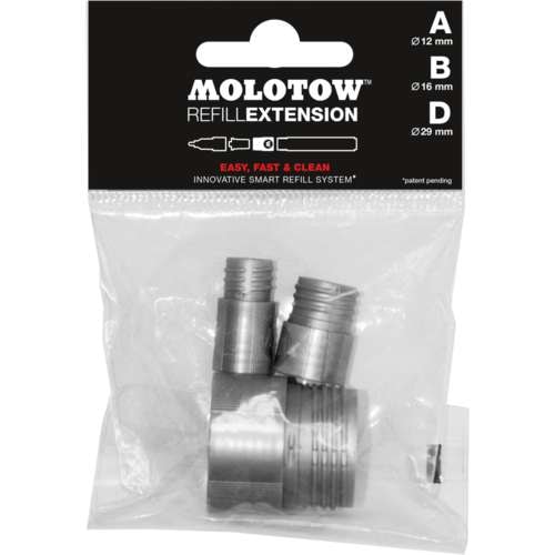MOLOTOW™ | Refill Extension Tryout Pack — series A/B/D 
