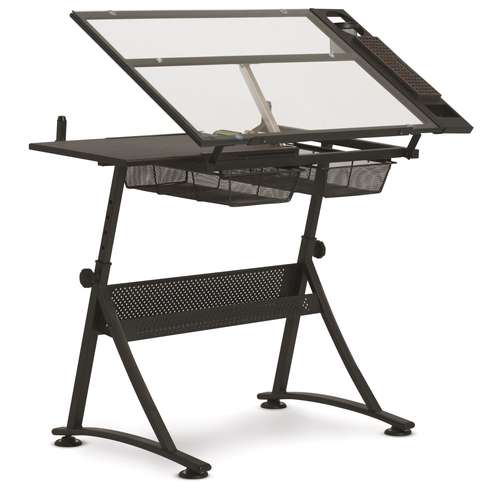 Studio Designs® | Fusion Craft Drafting Table — powder-coated steel 