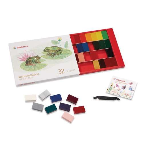 STOCKMAR | Wax Colouring Blocks - pack of 32 