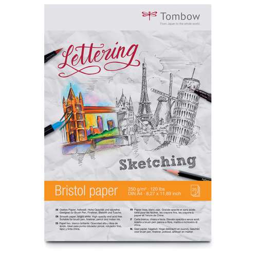 Tombow | Lettering Bristol Paper Pad — A4 