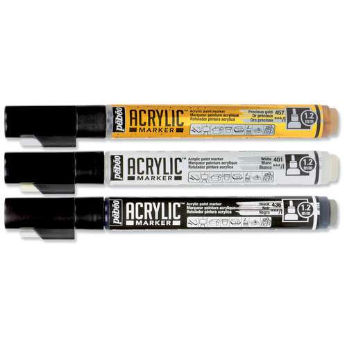 Pébéo Acrylic Marker Sets, 50,000+ Art Supplies