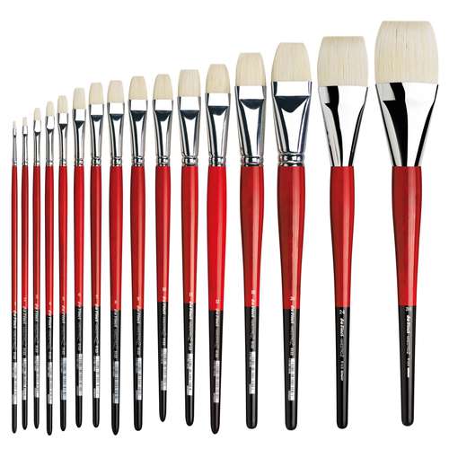 da Vinci | MAESTRO 2 Series 5123 Acrylic brushes — Medium length flat tips 
