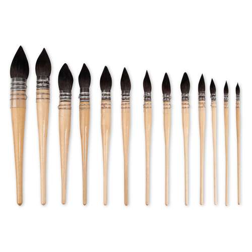 Gerstaecker | French watercolour wash brushes — mixed hair 