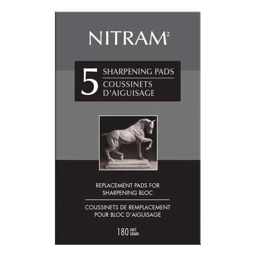 Pack of Nitram Replacement Sharpening Pads 
