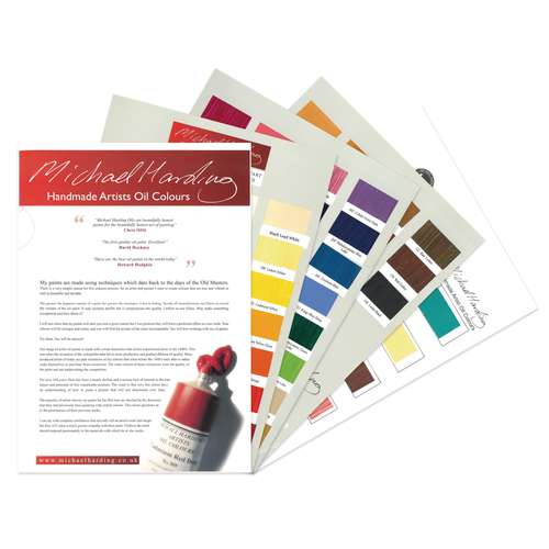 Michael Harding™ | Original Oil Colour Chart — handpainted 