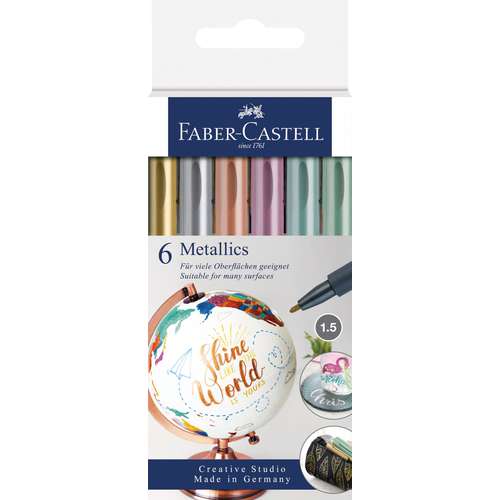 Faber-Castell Metallics Marker Set 