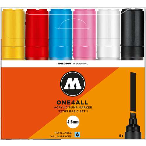 Molotow One4All Chisel-Kit 327HS 