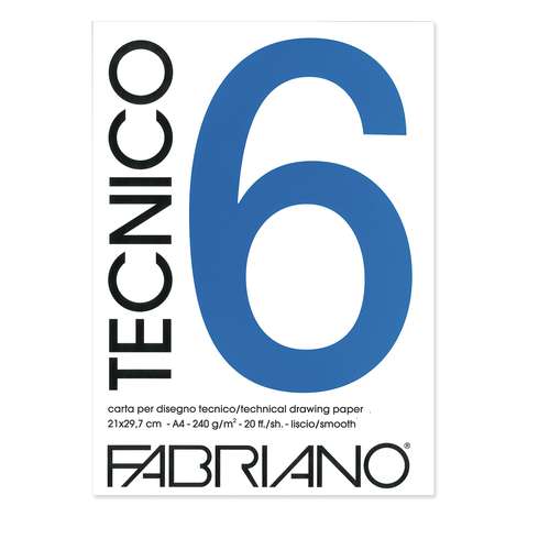 FABRIANO® | TECNICO 6 Technical Drawing paper — pads 