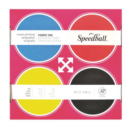 Speedball Fabric Screen Printing Ink Set 