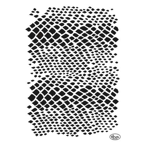ViVA DECOR® | Universal Stencil — Snakeskin 