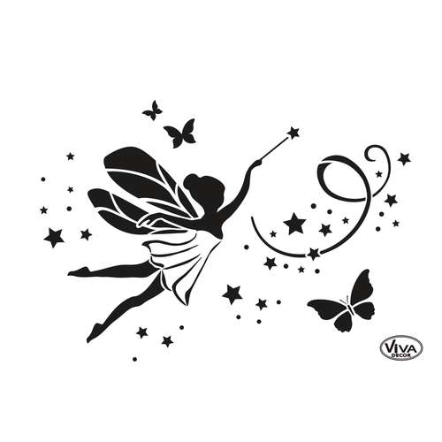 ViVA DECOR® | Universal Stencil — Fairy 