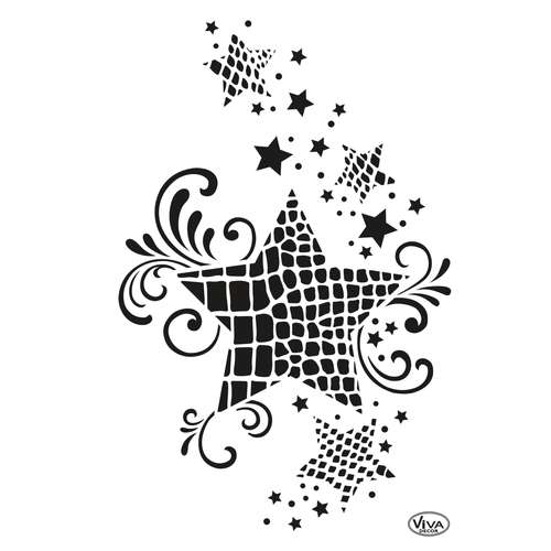 ViVA DECOR® | Universal Stencil — Star 