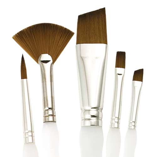 Royal & Langnickel® | SOFT-GRIP™ Angled Brush Set — 5 brushes 