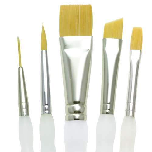 Royal & Langnickel® | SOFT-GRIP™ Beginners Brush set SG302 — 5 brushes 
